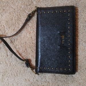 "the sak" black leather walled